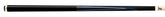 Predator 4 Point Sneaky Pete Black / Blue Points No Wrap Pool Cue